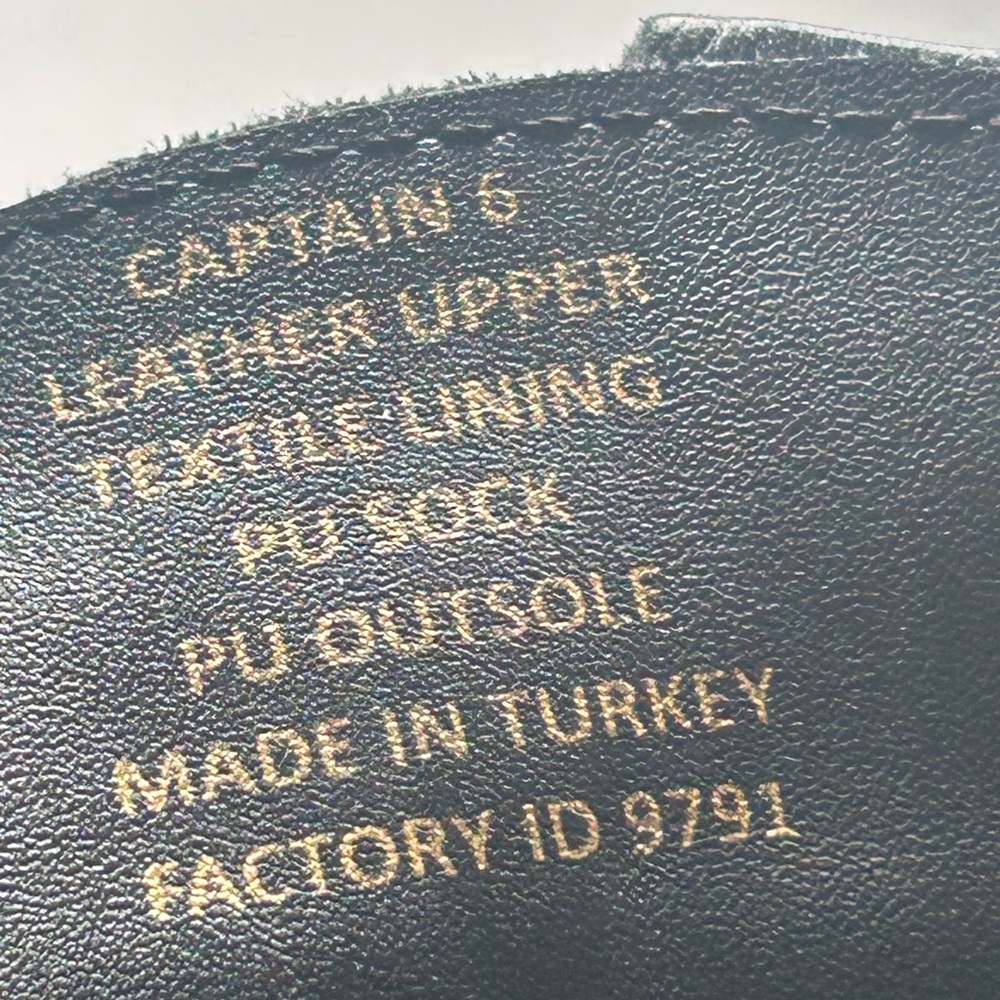 Steve Madden Captain Combat Boots Leather with Studded Rhinestone Straps Sz 36/6 - Picture 7 of 8